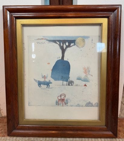 Helmtrud Nyström (1939 2021) Blauer Fuchs,...