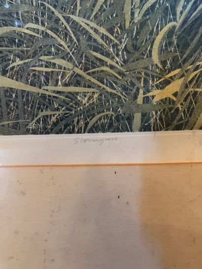 Phil Greenwood (b. 1943) Stormgrass, 1978
Etching,...