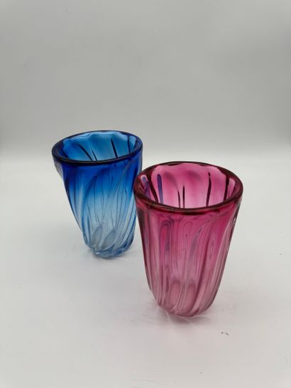 Val Saint-Lambert (20th century) Set of two...