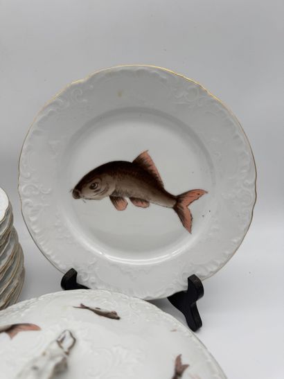Porcelain fish service
White porcelain with...