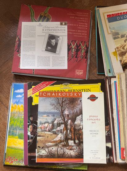 Set of 50 vinyl records - Classical music...