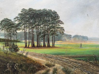Bodo Rütten (né en 1944) D’après Caspar David...