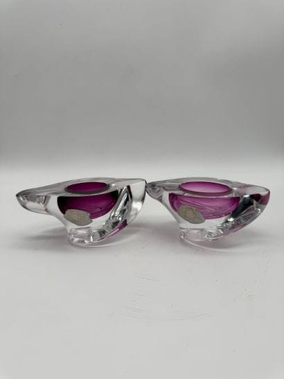 Val Saint-Lambert (XX century) Set of two...
