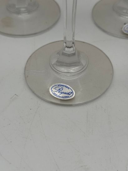 Set of six Rogaska champagne flutes - Crystal
Suite...