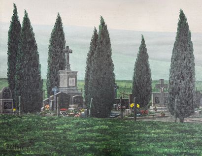 Bodo Rütten (né en 1944) Cimetière, 1989
Acrylique...