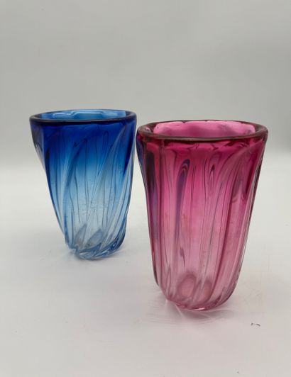 Val Saint-Lambert (20th century) Set of two...
