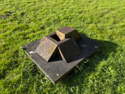 Joachim Bandau (né en 1936) Sculpture Bunker...