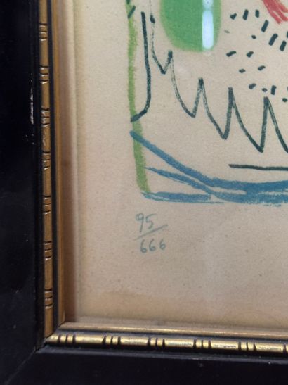 Pablo Picasso (1881-1973) Profile n°7 (VII)...