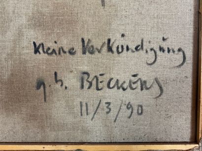H. Beckers Kleine Verkündigung / Lebenskopf,...