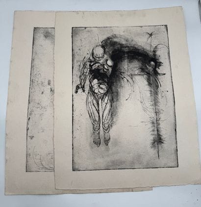 Serge Waem (20th century) Compositions organiques...