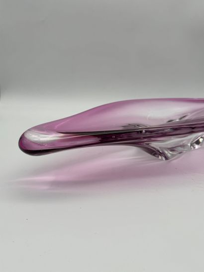 Val Saint-Lambert (XX century) Purple crystal...