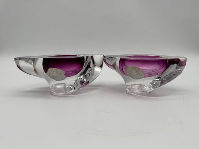 Val Saint-Lambert (XX century) Set of two...