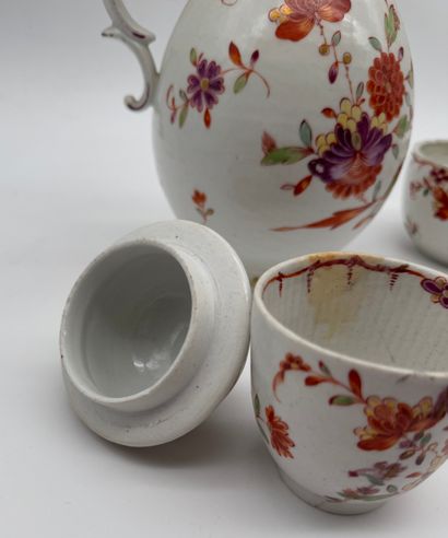 Porcelain tea set with floral design
Porcelain...