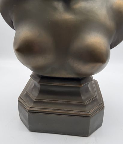Edouard Fiers (1822-1894) - Female bust with...