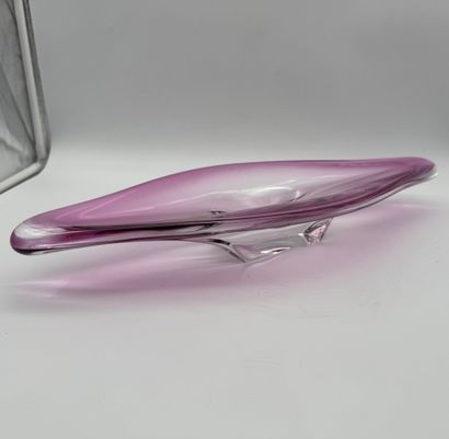Val Saint-Lambert (XX century) Purple crystal...