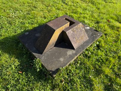 Joachim Bandau (né en 1936) Sculpture Bunker...
