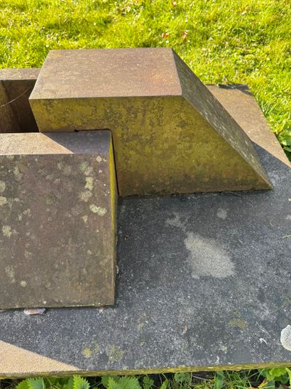 Joachim Bandau (né en 1936) Sculpture Bunker...