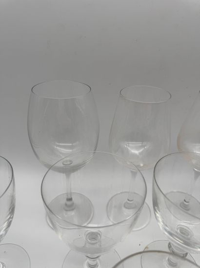 Set of 20 crystal glasses - Mismatched set
A...