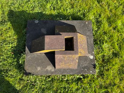 Joachim Bandau (né en 1936) Sculpture Bunker...