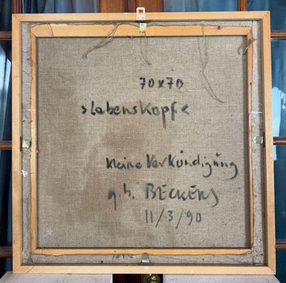 H. Beckers Kleine Verkündigung / Lebenskopf,...