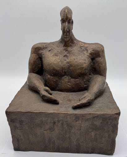 Eugenie Bongs-Beer (Born 1948) - Mann Auf...