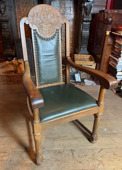 Fauteuil Style néo-Renaissance / néo-gothique
Fauteuil...