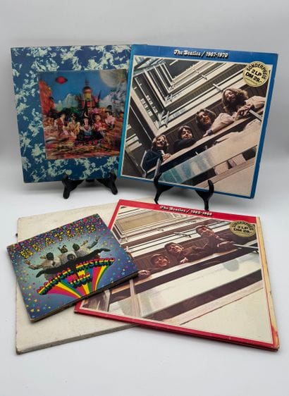 The Beatles - Set of 6 vinyl records (33T...