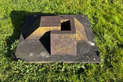 Joachim Bandau (né en 1936) Sculpture Bunker...