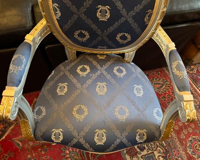 Bergère de style Louis XVI (XX siècle)
Bergère...