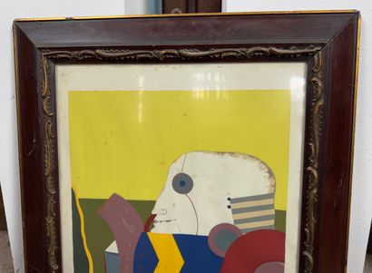 Karl Korab (né en 1937) Composition abstraite
Lithographie...