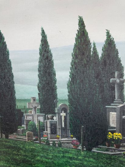 Bodo Rütten (né en 1944) Cimetière, 1989
Acrylique...