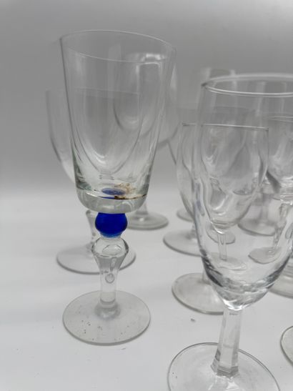 Set of 20 crystal glasses - Mismatched set
A...