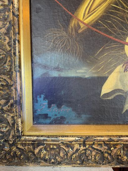 F. Leclerc Nature morte au homard
Huile sur...