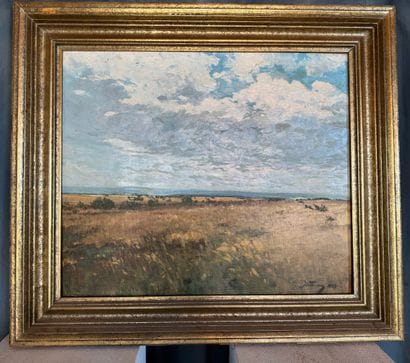 Plain Landscape, 1937
Oil on canvas depicting...