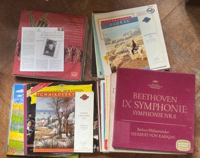 Set of 50 vinyl records - Classical music...
