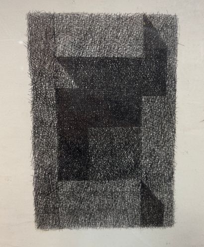Joachim Bandau (né en 1936) Composition abstraite,...