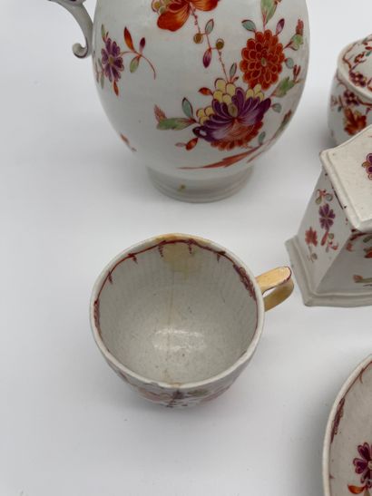 Porcelain tea set with floral design
Porcelain...
