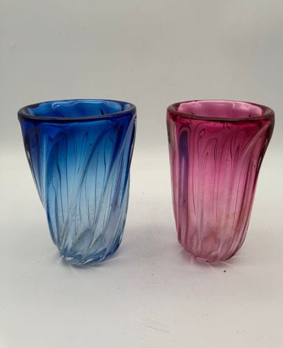Val Saint-Lambert (20th century) Set of two...