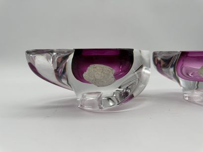 Val Saint-Lambert (XX century) Set of two...