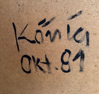 Rolf König (born 1939) - Mädchen
Oil on panel...