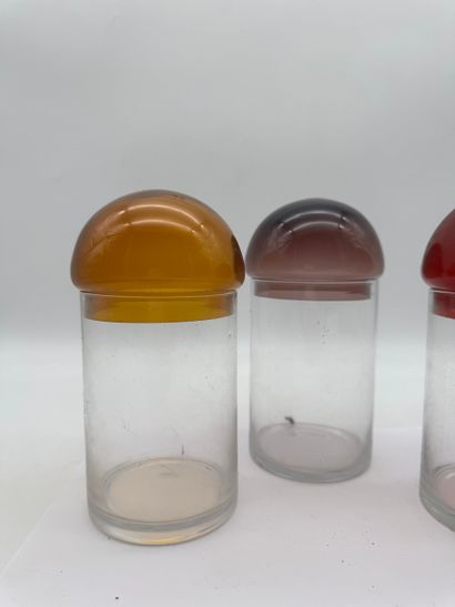 Set of 3 glass storage jars - Vintage style
Set...