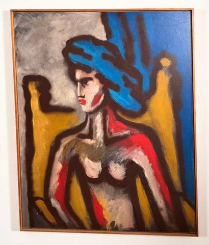 Rolf König (born 1939) - Mädchen
Oil on panel...