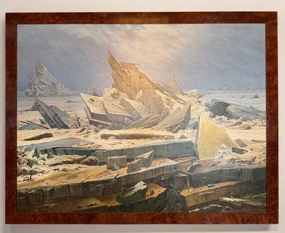 Bodo Rütten (né en 1944) D’après Caspar David...