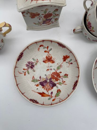 Porcelain tea set with floral design
Porcelain...