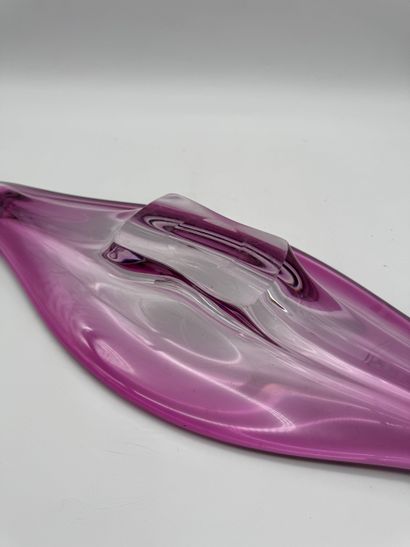 Val Saint-Lambert (XX century) Purple crystal...