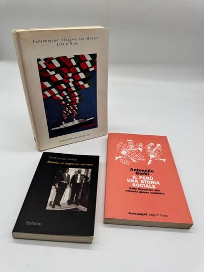 Set of 3 books: history, economics, and international...