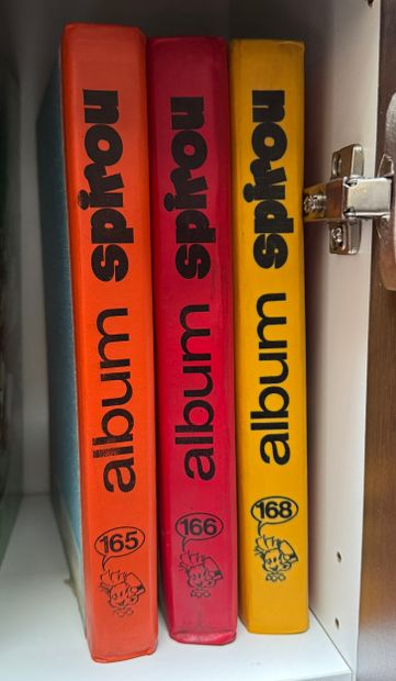 LE JOURNAL DE SPIROU A set of 36 bound volumes,...