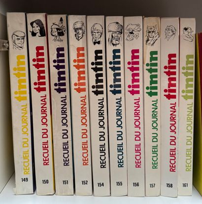 THE TINTIN JOURNAL A set of 47 bound volumes,...