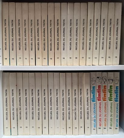 THE TINTIN JOURNAL A set of 47 bound volumes,...