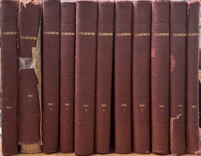 L’Illustration - Set of 11 bound volumes,...